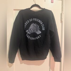 UFC Black Graphic Crewneck Sweater